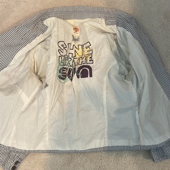 Old navy cropped blazer stripe - Picture 4 of 4